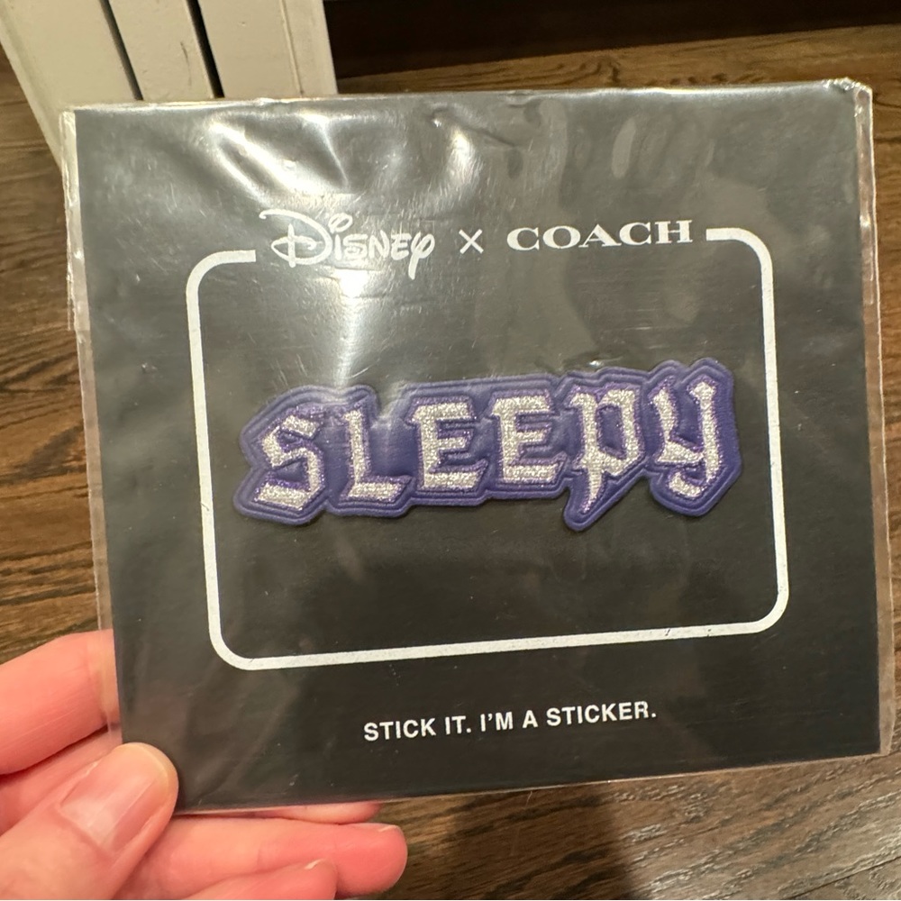 Authentic Disney x Coach purse sticker, NWT.